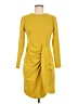 Donna Morgan Yellow Casual Dress Size 6 - photo 1