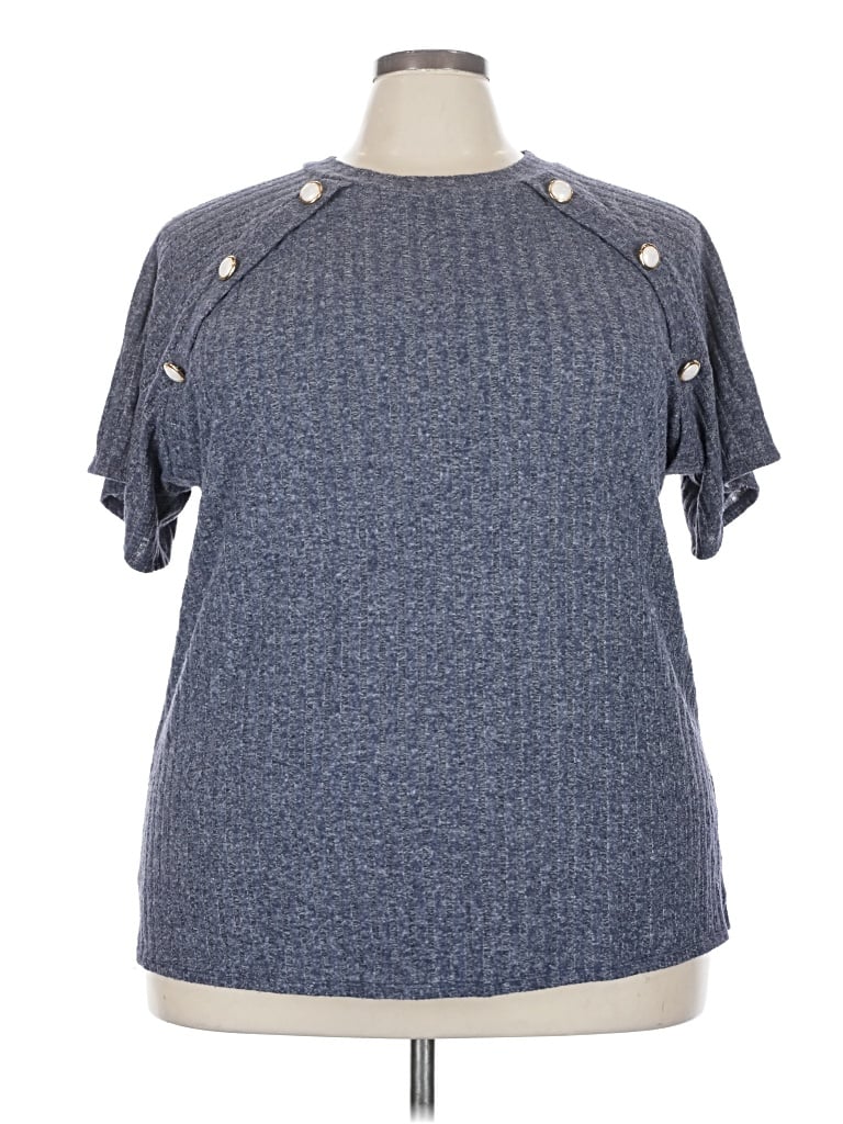Pre-owned Cure Short Sleeve Turtleneck In Blue