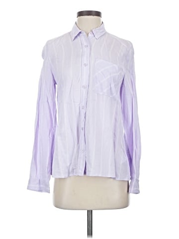 Express Long Sleeve Button-Down Shirt (view 1)