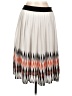 Assorted Brands 100% Polyester Chevron-herringbone Ivory Casual Skirt Size L - photo 2