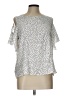 Shein Ivory Short Sleeve Blouse Size 12 - photo 1