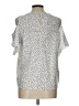 Shein Ivory Short Sleeve Blouse Size 12 - photo 2