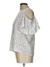 Shein Ivory Short Sleeve Blouse Size 12 - photo 5