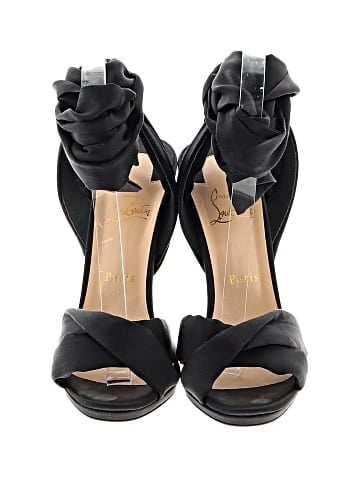 Christian Louboutin Satin Tres Frais 120mm Heels (view 2)