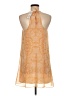 BCBGeneration 100% Polyester Paisley Orange Casual Dress Size M - photo 2