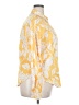 Unbranded 100% Polyester Print Yellow Long Sleeve Blouse Size XXL - photo 4
