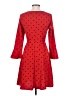 Old Navy 100% Polyester Polka Dots Red Casual Dress Size XS - photo 2