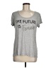 Charming Charlie Silver Short Sleeve T-Shirt Size M - photo 1