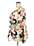Shein Curve 100% Polyester Orange 3/4 Sleeve Blouse Size 20 Plus (4) - photo 5