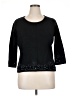 Amanda Smith Black 3/4 Sleeve Top Size XL - photo 1