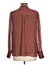 DR2 100% Polyester Burgundy Long Sleeve Blouse Size L - photo 2