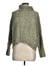 Moon & Madison Tweed Green Turtleneck Sweater Size M - photo 1