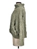 Moon & Madison Tweed Green Turtleneck Sweater Size M - photo 5