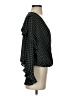 Max Studio 100% Polyester Black 3/4 Sleeve Blouse Size S - photo 4