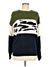 Unbranded Color Block Green Pullover Sweater Size M - photo 1