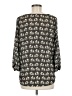 Pixley 100% Polyester Black 3/4 Sleeve Blouse Size M - photo 2