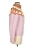 J.Crew Chevron-herringbone Pink Turtleneck Sweater Size S - photo 4