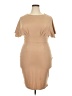 Unbranded Solid Tan Cocktail Dress Size 2X - photo 1