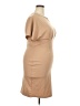 Unbranded Solid Tan Cocktail Dress Size 2X - photo 4