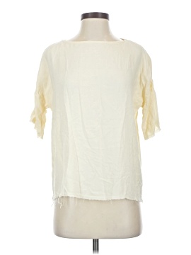 Black Crane Short Sleeve Blouse