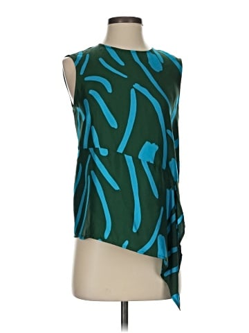 Diane von Furstenberg Sleeveless Silk Top (view 1)