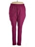 Roaman's Solid Purple Active Pants Size 30 (3X) - photo 1