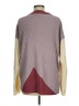 Kye Mi Color Block Burgundy Pullover Sweater Size M - photo 2