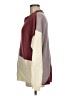 Kye Mi Color Block Burgundy Pullover Sweater Size M - photo 5
