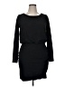 Leith Solid Black Casual Dress Size XL - photo 1