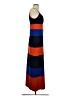 En Focus Studio Color Block Blue Orange Casual Dress Size 4 - photo 4