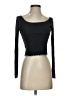 Topshop Black Long Sleeve Top Size 4 - 6 - photo 1