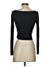 Topshop Black Long Sleeve Top Size 4 - 6 - photo 2