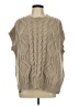 Shein 100% Polyester Tan Sweater Vest Size L - photo 1