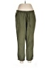 Point Sur Solid Green Linen Pants Size 10 - photo 1