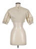 Shein Ivory Short Sleeve Blouse Size 6 - photo 2