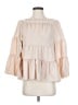 Rebecca Taylor Tan 3/4 Sleeve Blouse Size S - photo 1