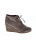 TOMS 100% Leather Gray Ankle Boots Size 5 1/2 - photo 1