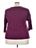 Unbranded Stars Purple 3/4 Sleeve Top Size XXL (estimated) - photo 2