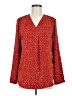 Que Zhu Red Long Sleeve Blouse Size M - photo 1