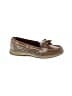 Sperry Top Sider 100% Leather Tweed Brown Tan Flats Size 6 - photo 1