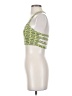 Millau 100% Cotton Green Sleeveless Top Size XS - photo 5