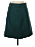 J.Crew 100% Wool Solid Teal Wool Skirt Size 00 - photo 1