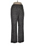 Sigrid Olsen Print Black Casual Pants Size 12 - photo 1