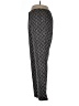 Sigrid Olsen Print Black Casual Pants Size 12 - photo 5