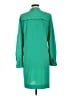 DKNY 100% Polyester Green Casual Dress Size 12 - photo 2