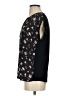 Papermoon 100% Polyester Floral Black Short Sleeve Blouse Size XS - photo 5
