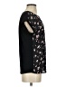 Papermoon 100% Polyester Floral Black Short Sleeve Blouse Size XS - photo 4