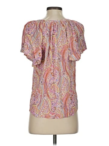 Elie Tahari Short Sleeve Blouse (view 2)