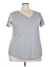 Torrid Gray Short Sleeve T-Shirt Size 3X Plus (3) - photo 1