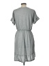 SJS Solid Gray Casual Dress Size L - photo 2